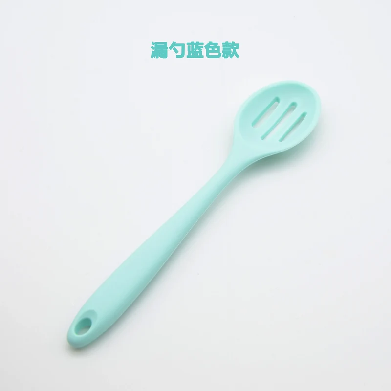 Food Grade Silicone Spoon, Kidsren's Safety Table Spoon, High Temperature Resistant Non-Stick Pan, Student Spoon, Baby Food Supplement Mixing Spoon