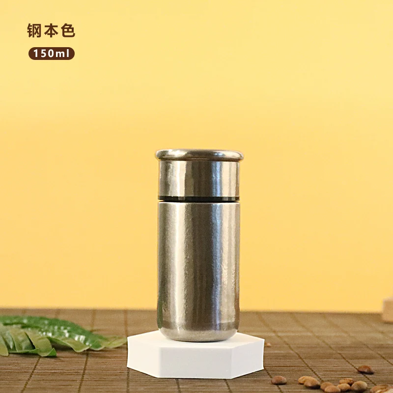 Capsule Bird's Nest Titanium Cup Women's Car Mini Insulated Cup Portable Compact 150ml Pocket Cup Pure Titanium Water Cup