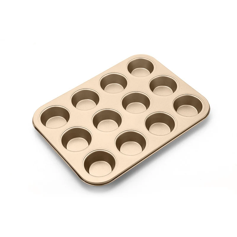 Baking Mold Mufen Small Cake Grinder Baking Six Donuts Non-Stick Household 6/12 Mold Baking Tray Tool
