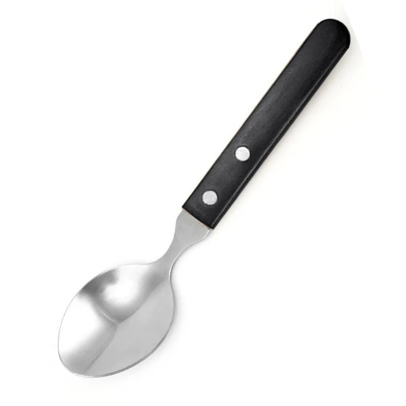 Cross-border Wooden Handle Steak Knife and Fork Two-piece Set Household Western-style Tableware Stainless Steel Main Knife Dishpoint Fork in stock Batch