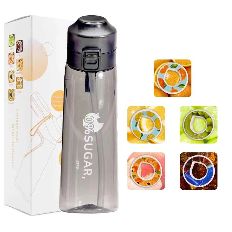 Cross-Border Popular Drinking Water Artifact 0 Sugar 0 Calorie Extract Fruity Flavor Ring Cup with Hand Rope Portable Outdoor Sports Water Cup