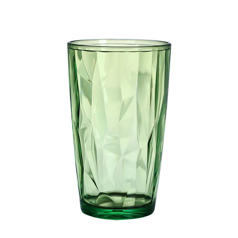 Acrylic Pc Colorful Water Cup, Juice Cup, Drink Cup, Heat-Resistant Restaurant Tea Cup, Mouthwash Cup, Plastic Beer Cup