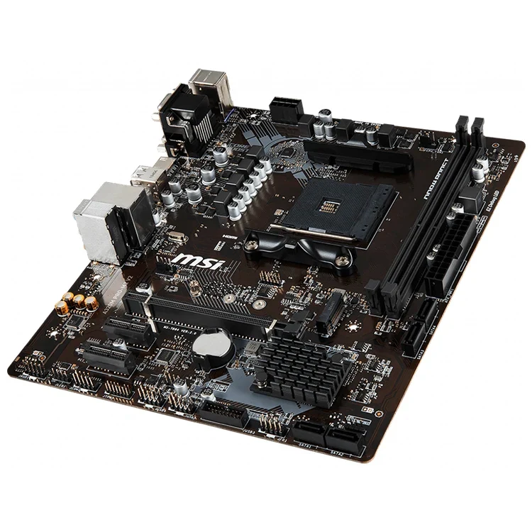 Used MSI A320M PRO-M2 V2 AMD AM4 Micro ATX Gaming Motherboard with AMD Ryzen 3 3200G CPU Combo