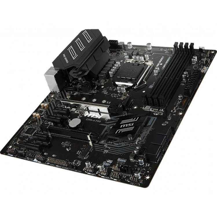 MSI Z390-A PRO Used Gaming Motherboard with Intel LGA 1151 Socket Z390 Chipset Supports Intel Core 9th/ 8th Gen Processors
