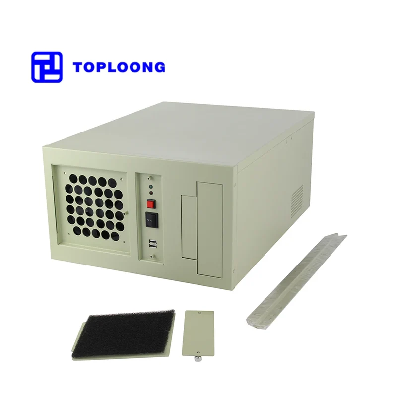 7 Slot Wallmount Chassis Industrial Computer Case Ipc Server Case Hung up Computer Cabinet