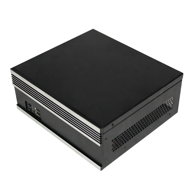 S21 Mini ITX Desktop Computer Case Aluminum Alloy Rack with Fan New Model for Server Application in Stock