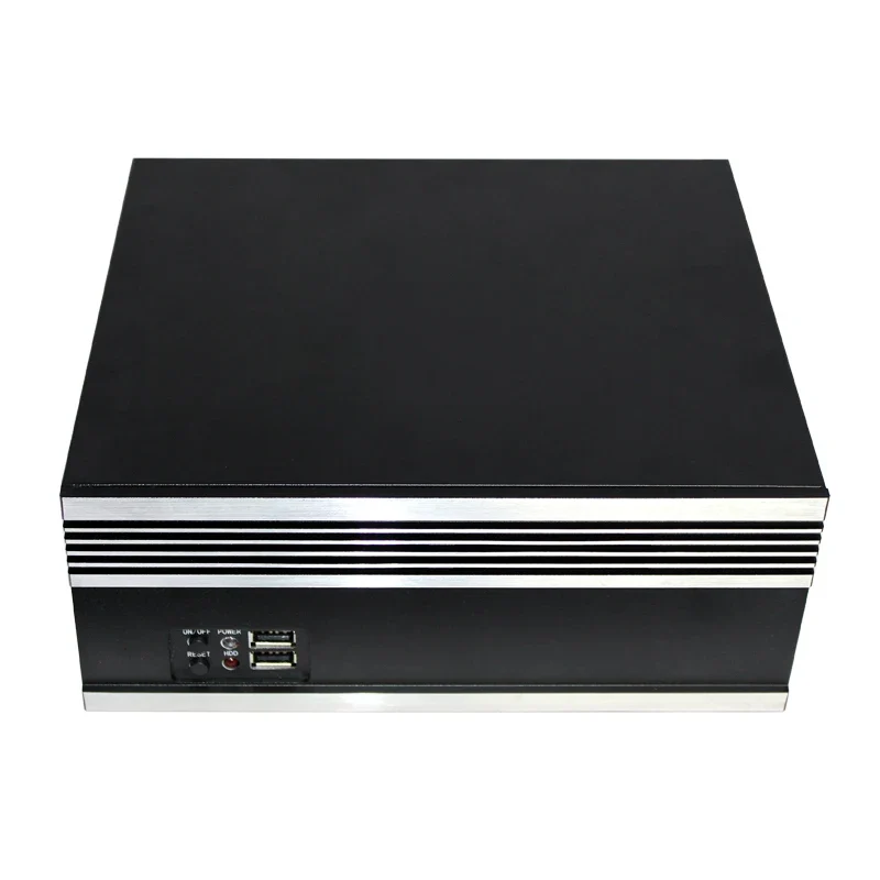 S21 Mini ITX Desktop Computer Case Aluminum Alloy Rack with Fan New Model for Server Application in Stock