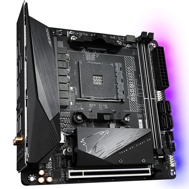 GIGABYTE B550I AORUS PRO AX Motherboard Supports 3rd Gen AMD Ryzen Processors