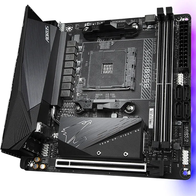 GIGABYTE B550I AORUS PRO AX Motherboard Supports 3rd Gen AMD Ryzen Processors