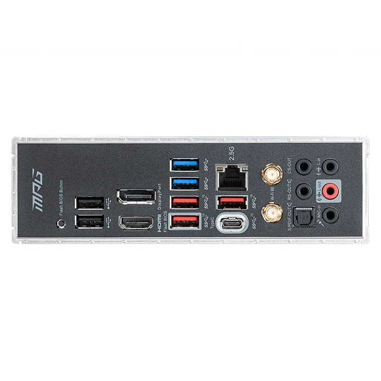 Used MS'I MPG Z590 GAMING EDGE WIFI Motherboard with 128GB DDR4 Memory Scokets Supports 11th and 10th Gen Intel Core Processors
