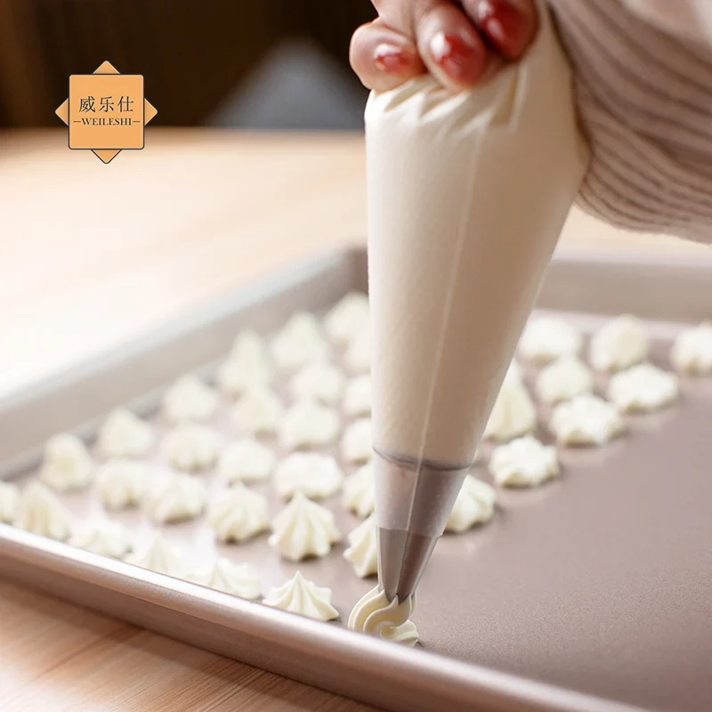 Disposable Plastic Piping Bag for Cake Decorating Fancy Dessert Tools From Factory In-Stock