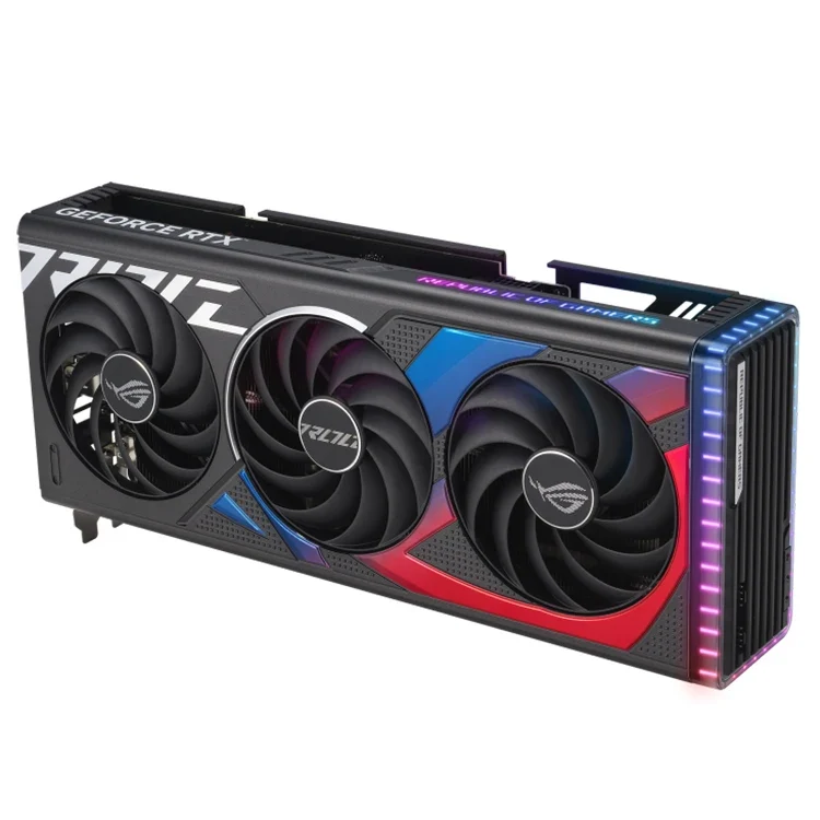 Used ASU'S ROG Strix GeForce RTX 4070 SUPER 12GB GDDR6X OC Edition Gaming Graphics Card with AI Design Intelligent Learning GPU