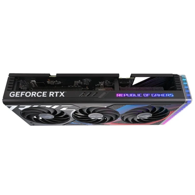 Used ASU'S ROG Strix GeForce RTX 4070 SUPER 12GB GDDR6X OC Edition Gaming Graphics Card with AI Design Intelligent Learning GPU
