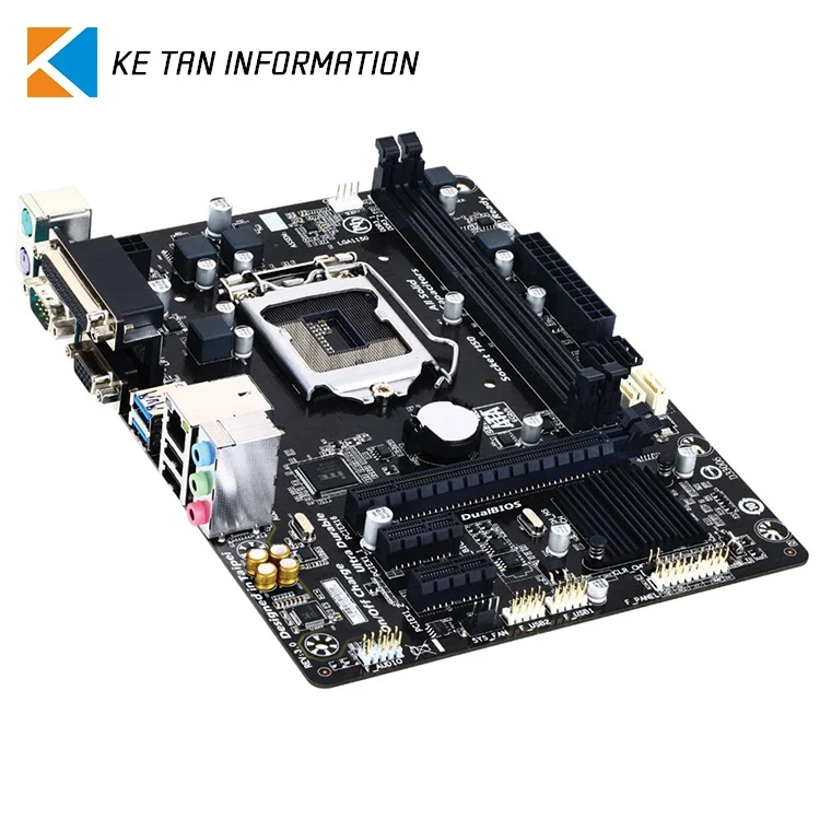 GIGABYTE H81M DS2 Supports 3th 4th Intel Core Processors with Intel H81 Express Chipset Supports DDR3 Memory Used Motherboard