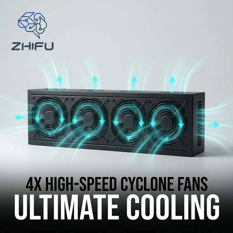 Professional P30 Phone Farm Box 4U Rackmount Server Chassis Metal ATX Power Supply 20/30 Ports USB 2.0 Hub App Testing with Fan