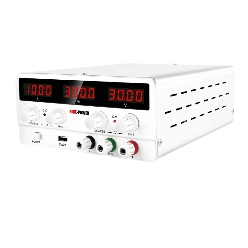 Nice Power SPS-H3010 30V 10A 300W Digital Display Adjustable DC Maintenance Power Supply Battery Backup