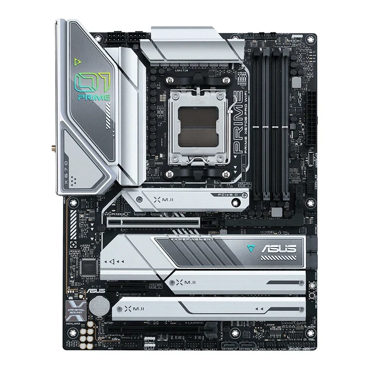 Used ASUS PRIME X670E-PRO WIFI Motherboard Support AMD Ryzen 7000 Series Desktop Processors 7700X/7900X/7950X for Socket AM5