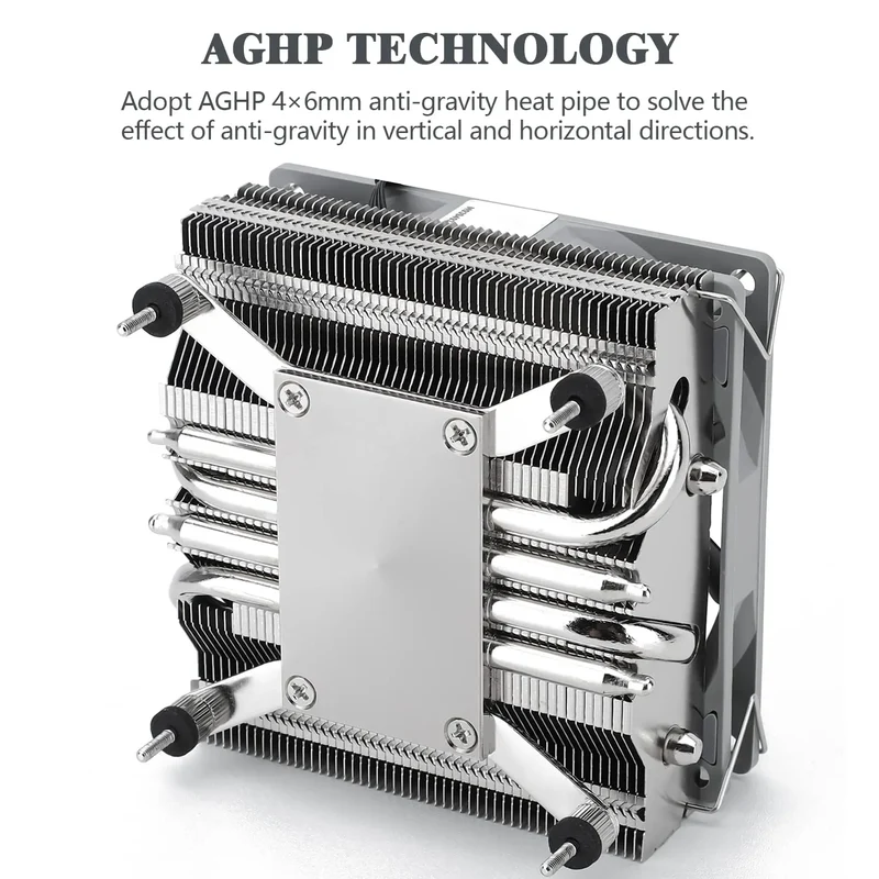 For Thermalright AXP90 X47 Low Profile CPU Cooler for Computer Case 92mm TL-9015 Slim PWM Fan 47mm Height Effective CPU Cooling