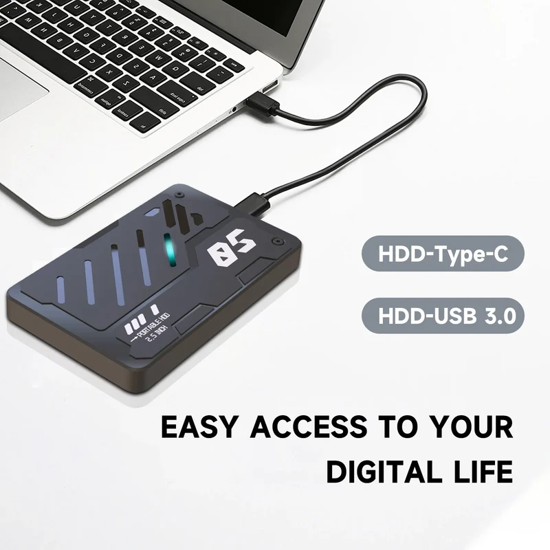 HDD 2.5'' Portable External Hard Drive 1tb/500gb/750gb /500gb/320gb/250gb/160gb USB3.0/3.1 for Laptop PC MacBook PS4 PS5 Xbox