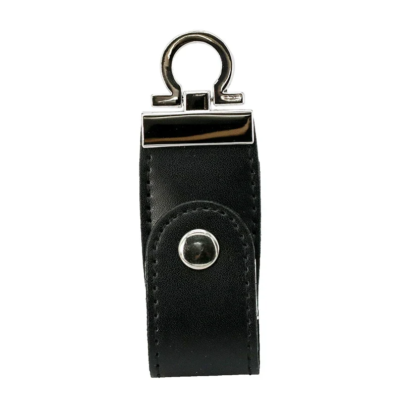 Pendrive 256GB USB Flash Drive Leather with Metal Keychain 64GB 32GB 8GB Business Usb Memories Disk 128GB Pen Drive Memory Stick