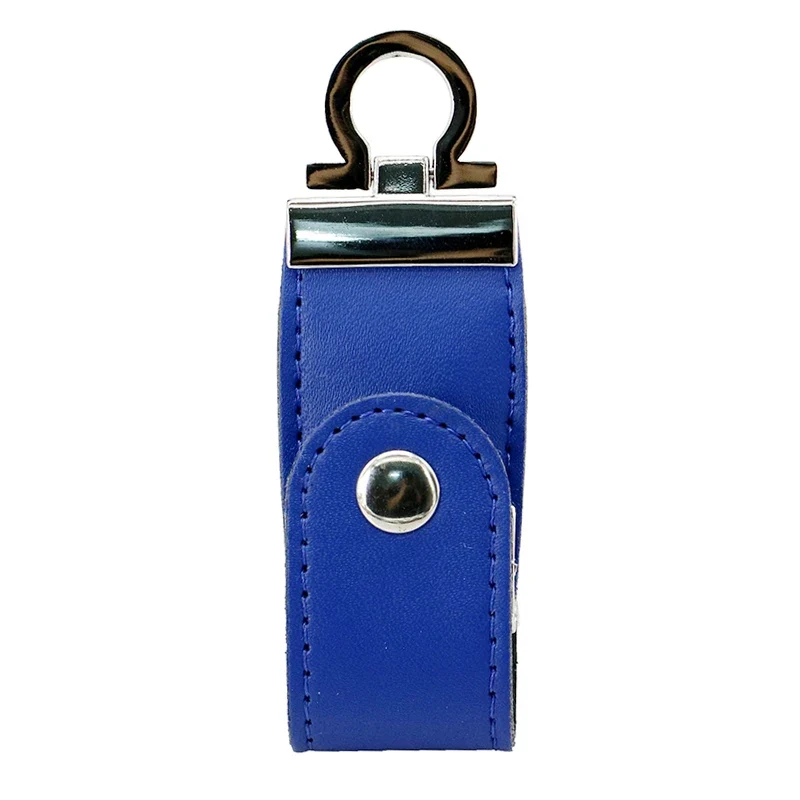 Pendrive 256GB USB Flash Drive Leather with Metal Keychain 64GB 32GB 8GB Business Usb Memories Disk 128GB Pen Drive Memory Stick