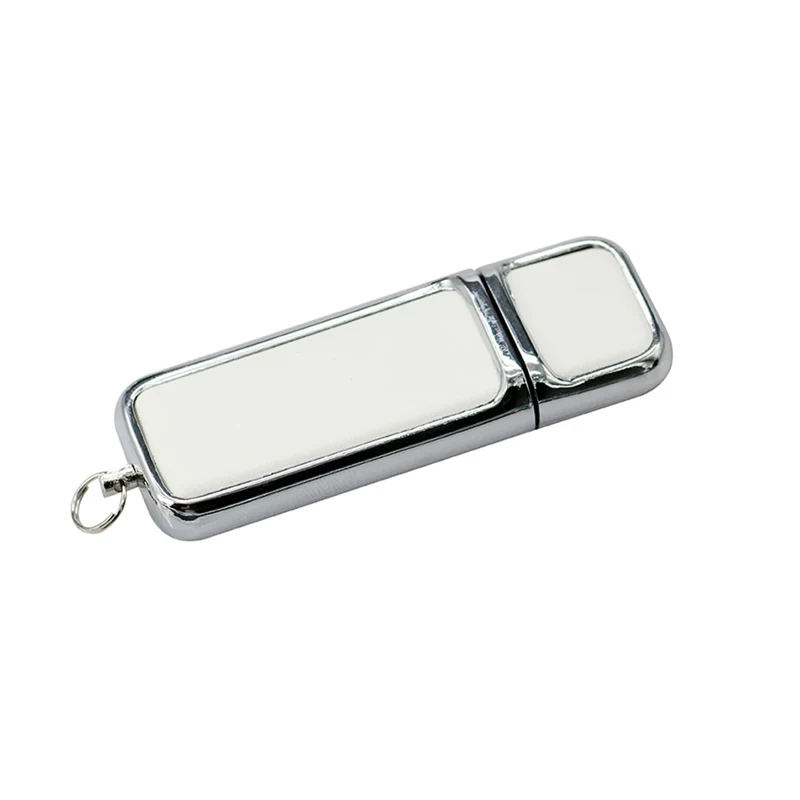 Pendrive 256GB USB Flash Drive Leather with Metal Keychain 64GB 32GB 8GB Business Usb Memories Disk 128GB Pen Drive Memory Stick
