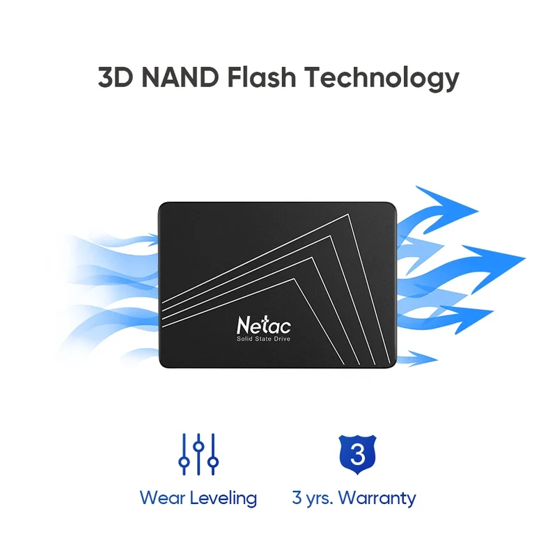 Netac SATA3 SSD 2.5‘‘ 2tb 1tb HD Hard Disk SATA HDD 512gb 256gb 128gb 480gb 960gb Internal Solid State Hard Drive for Laptop PC