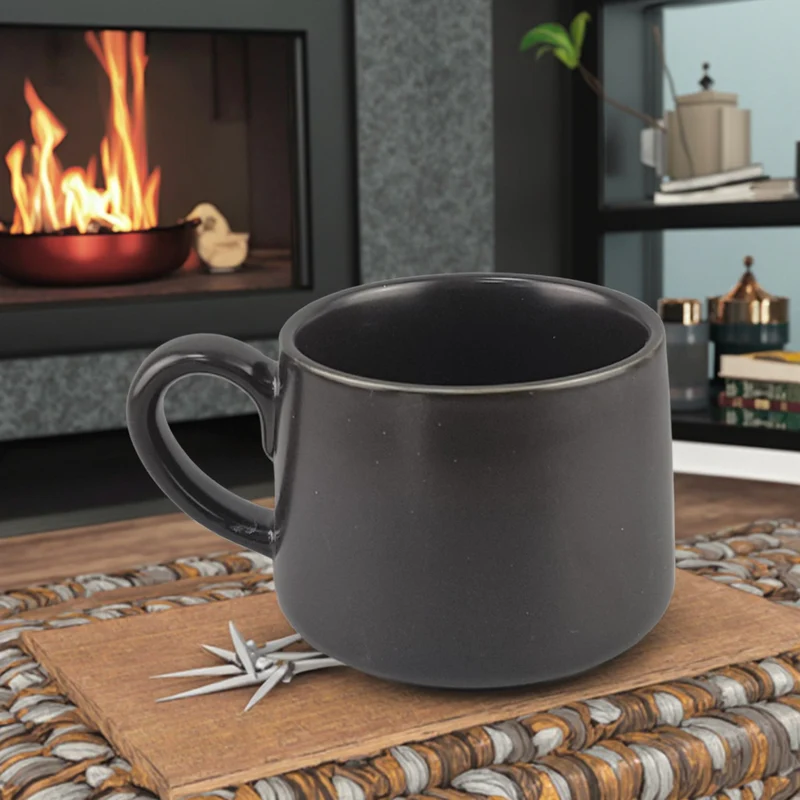 Solid Color Ceramic Mug Custom-made Cup Simple Nordic Style Ceramic Drinking Cup Milk Cup Breakfast Cup Coffee Cup