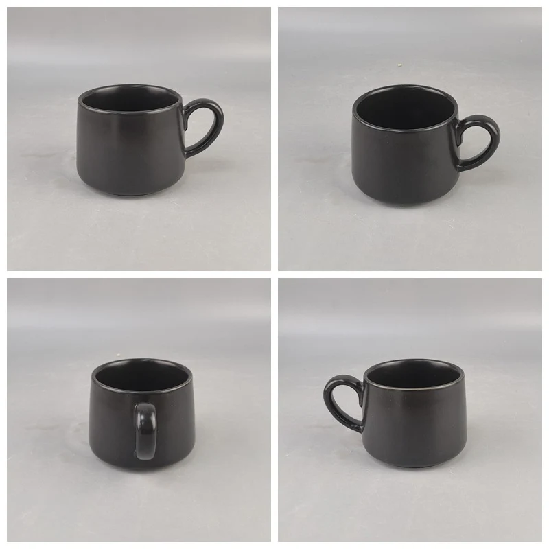 Solid Color Ceramic Mug Custom-made Cup Simple Nordic Style Ceramic Drinking Cup Milk Cup Breakfast Cup Coffee Cup