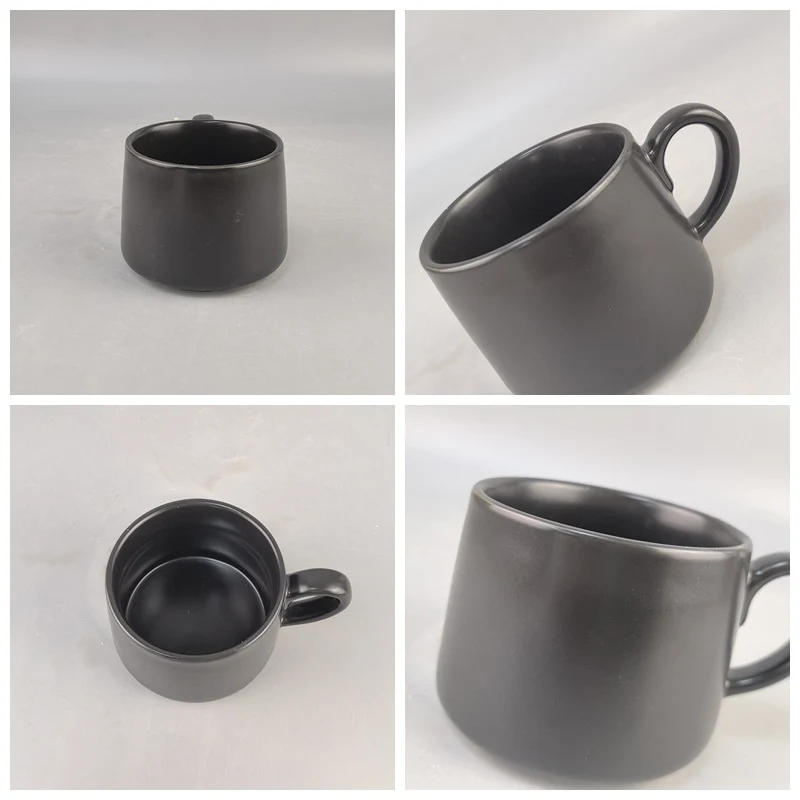 Solid Color Ceramic Mug Custom-made Cup Simple Nordic Style Ceramic Drinking Cup Milk Cup Breakfast Cup Coffee Cup