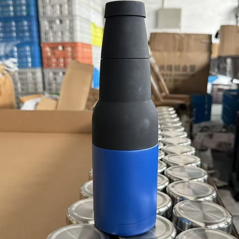 Cross-Border 12oz Double-Layer Vacuum Cold Storage Tank 304 Stainless Steel Beer Tank Outdoor Portable Car-Mounted Coke Tank Wholesale