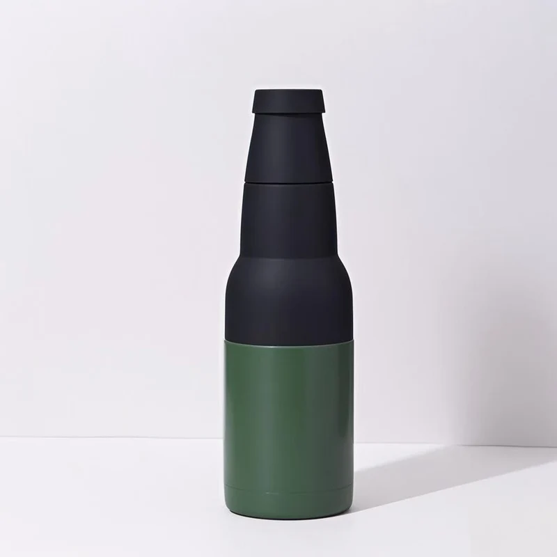 Cross-Border 12oz Double-Layer Vacuum Cold Storage Tank 304 Stainless Steel Beer Tank Outdoor Portable Car-Mounted Coke Tank Wholesale