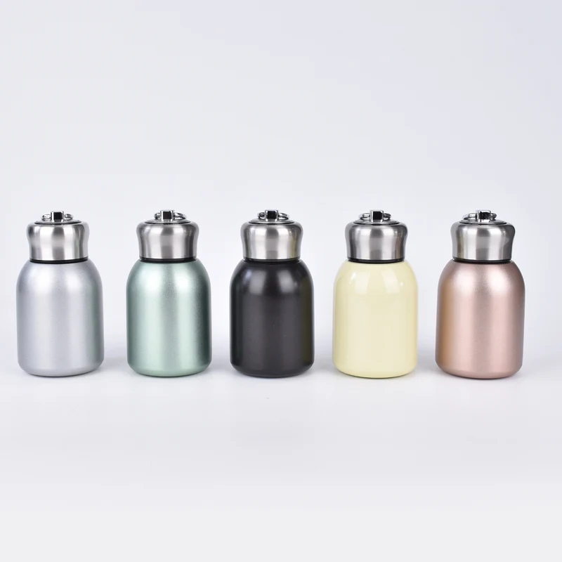 Cross-Border Mini 316 Stainless Steel Chubby Thermos Cup with Ring Flap Pocket Pants Cup Vacuum Double-Layer Portable Cup