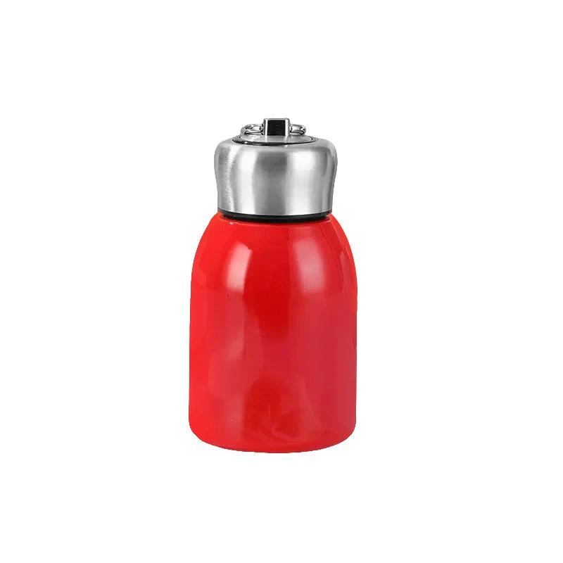 Cross-Border Mini 316 Stainless Steel Chubby Thermos Cup with Ring Flap Pocket Pants Cup Vacuum Double-Layer Portable Cup