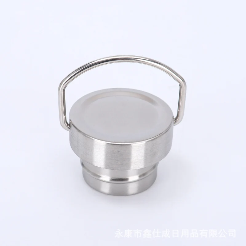 Cross-border factory direct sales 304 stainless steel American thermos portable single and double layer outdoor mountaineering water bottle