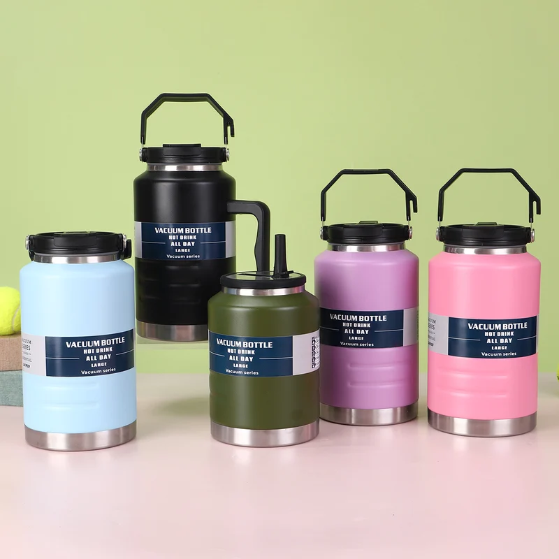 Cross-Border New 304 Stainless Steel Thermos Cup Large Capacity Ton Barrel Outdoor Portable Ice Bucket Wholesale