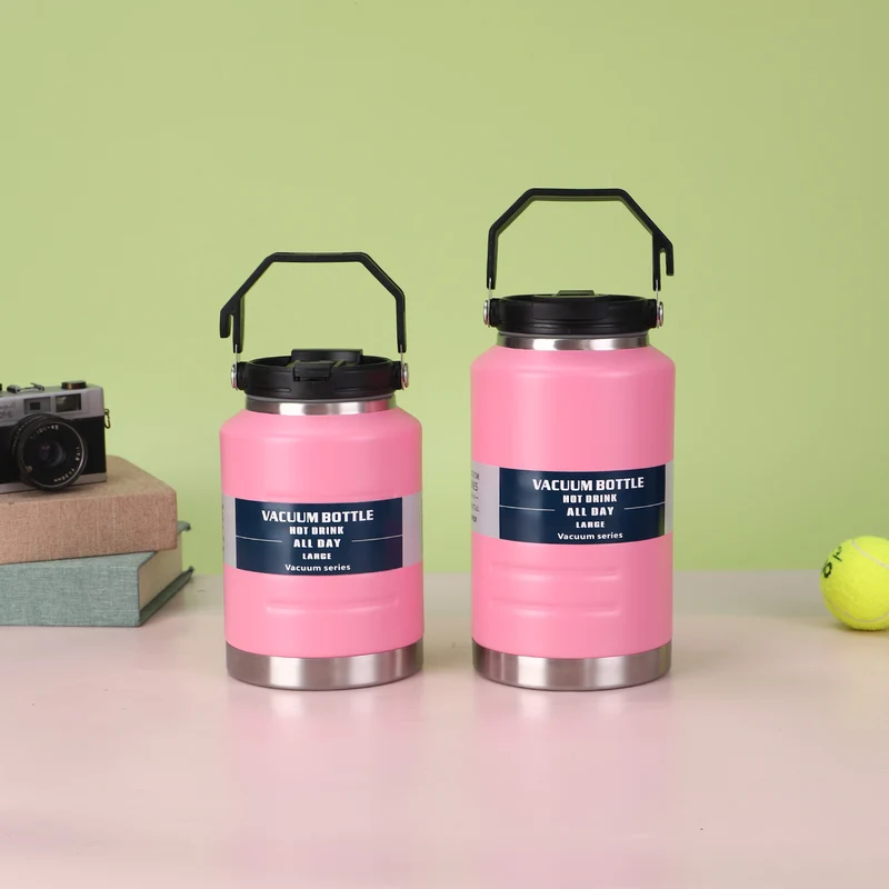 Cross-Border New 304 Stainless Steel Thermos Cup Large Capacity Ton Barrel Outdoor Portable Ice Bucket Wholesale