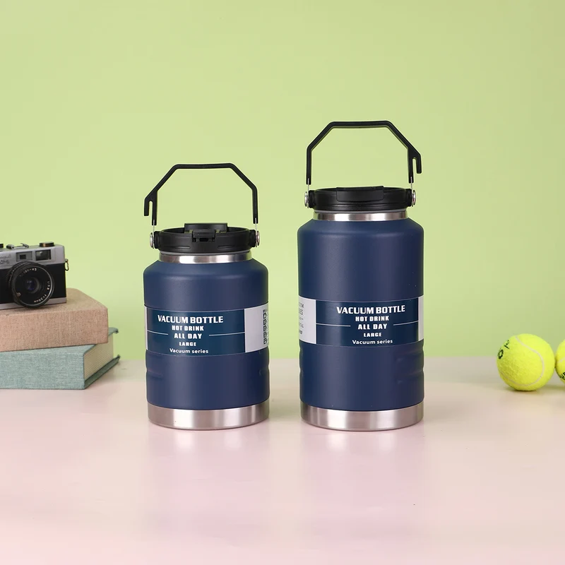 Cross-Border New 304 Stainless Steel Thermos Cup Large Capacity Ton Barrel Outdoor Portable Ice Bucket Wholesale