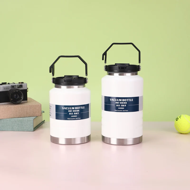 Cross-Border New 304 Stainless Steel Thermos Cup Large Capacity Ton Barrel Outdoor Portable Ice Bucket Wholesale