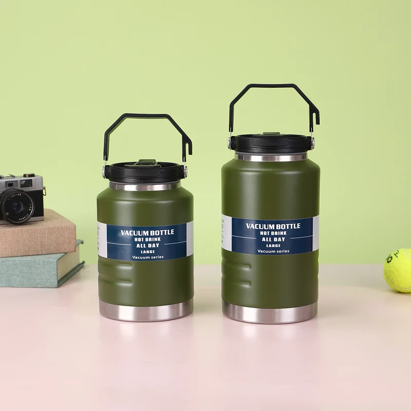 Cross-Border New 304 Stainless Steel Thermos Cup Large Capacity Ton Barrel Outdoor Portable Ice Bucket Wholesale