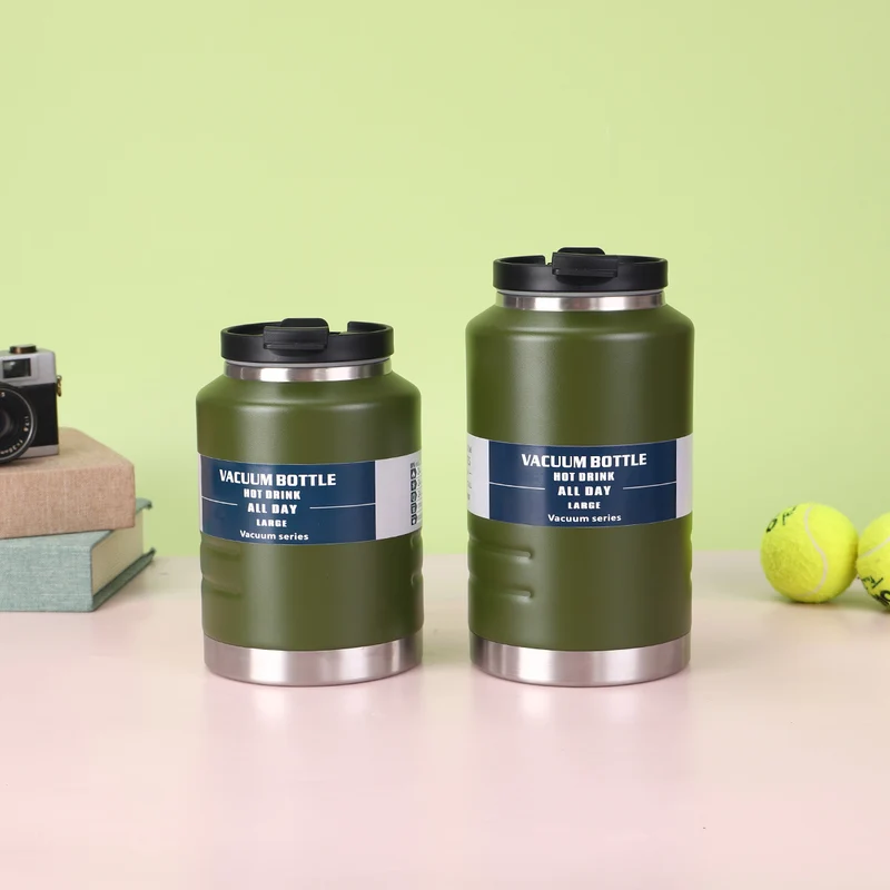 Cross-Border New 304 Stainless Steel Thermos Cup Large Capacity Ton Barrel Outdoor Portable Ice Bucket Wholesale