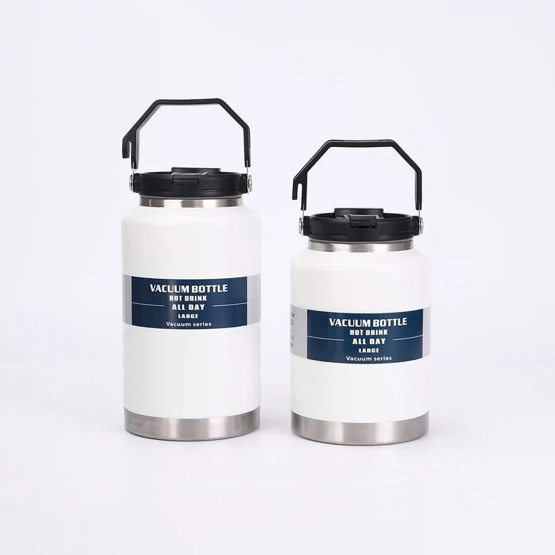 Cross-Border New 304 Stainless Steel Thermos Cup Large Capacity Ton Barrel Outdoor Portable Ice Bucket Wholesale
