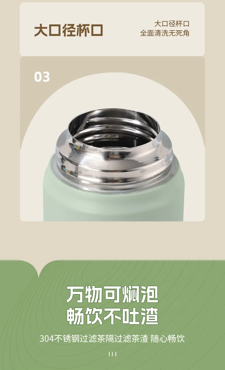 Stainless Steel Mini Thermos Cup Wholesale High-Value Vacuum Bullet-Shaped Portable Pocket Thermos Water Bottle Custom-Made