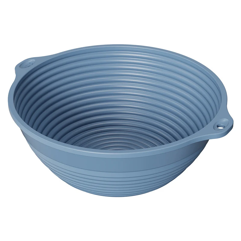 Silicone Fermentation Basket Household Oven Baking Dough Fermentation Bowl Folding High Temperature Resistant Large Capacity Bread Fermentation Basket