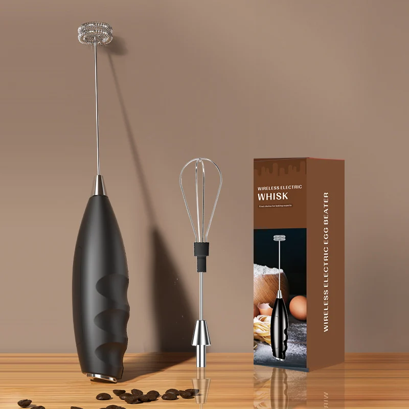 Carefully Selected Cross-Border Dual-Stick Milk Frother, Coffee Cream Mixer, Household Wireless Egg Beater, Baking Milk Frother