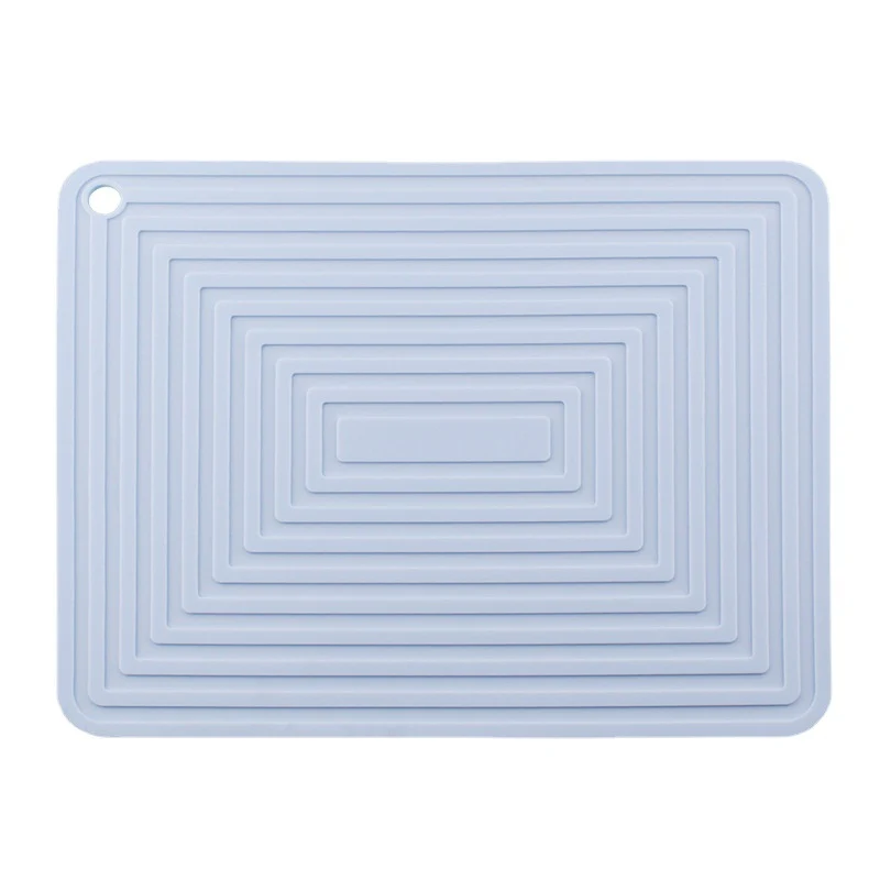 Large 29cm Silicone Pot Mat Square Thickeneded Insulation Mat Anti-Slip Corrugated Kitchen Table Casserole Mat Anti-Heat