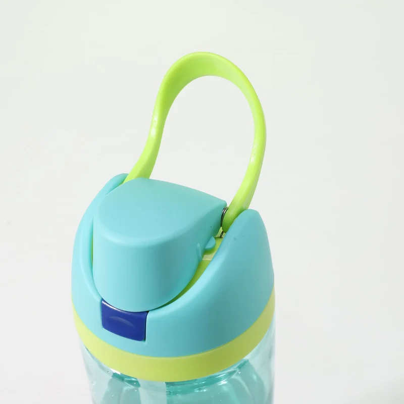 Cute High-Appearance Water Bottle with Straw for Girls, Suitable for Sports and Outdoor Use, Children's Plastic Cup, Gift, Household Water Jug, Leak-Proof and Sealed