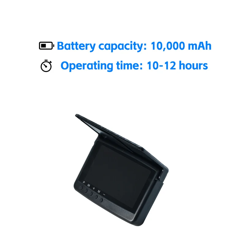Underwater Fishing Camera Display | 5-Inch 1080P HD Display, AHD/CVBS Dual Signals, Video Recording, 3.5mm Headphone Jack