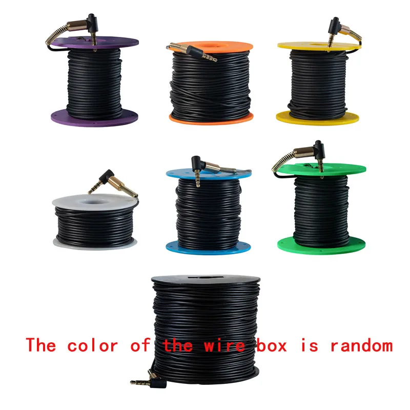 Submarine chamber cable4-core underwater imaging camera cable 20M headphone head Diving room fishing accessories