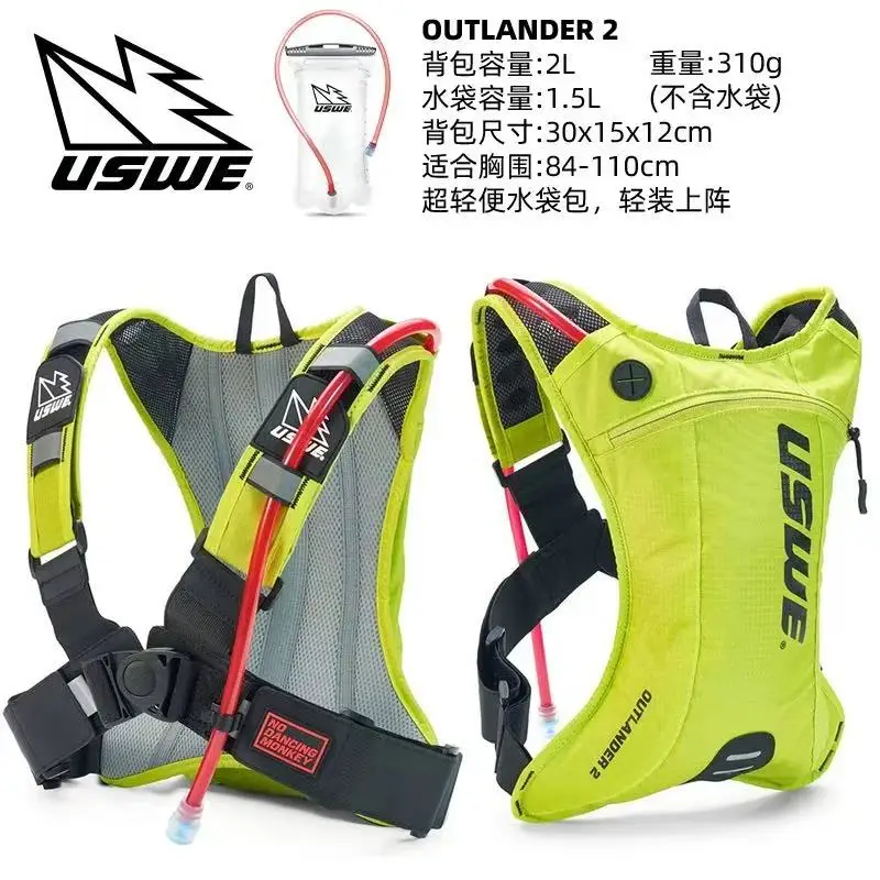 Bag Backpack Durable Water Pack Forest Trail Off-Road Motorcycle Long-DistaSpecial Offer Green Trail Off-Road Sweden USWE Water